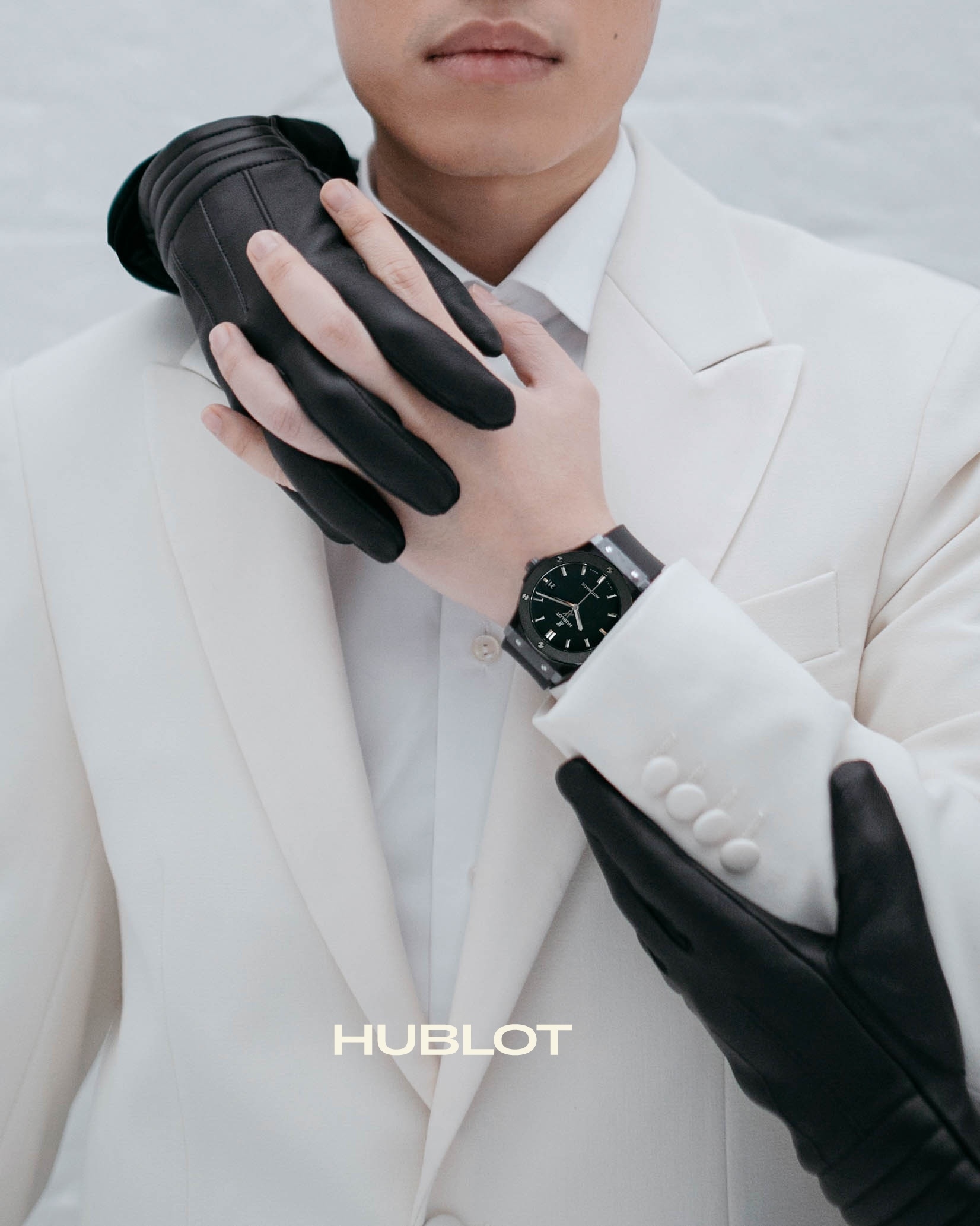 LUXURY WATCH HUBLOT EDITORIAL Q MIKE PHOTOGRAPHY PHOTOSHOOT STUDIO SURREAL CAMPAIGN LUXURY AGENCY CREATIVE PRODUCTION MAYFAIR LONDON INFLUENCER MARKETING SOCIAL MEDIA